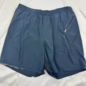 Lululemon Shorts Mens Large Navy Lined Athletic Running Training Drawstring